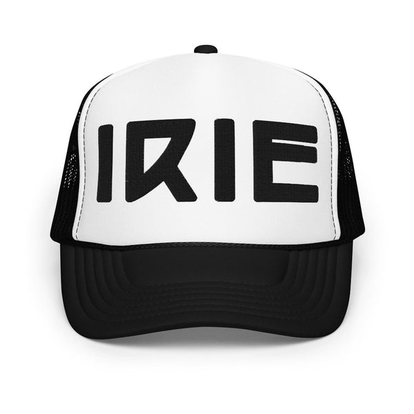 foam-trucker-hat-black-white-black-irie-by-life-is-irie-front