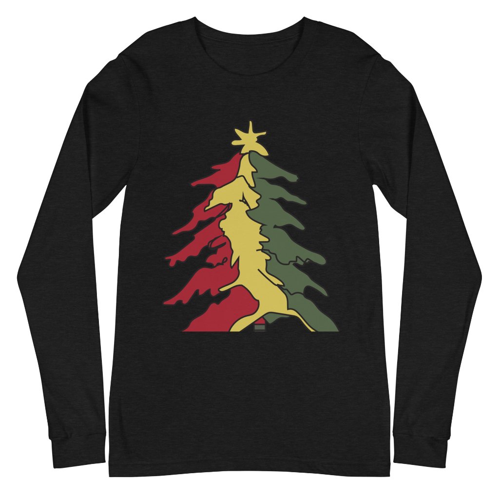 irie-christmas-unisex-long-sleeve-tshirt-black-heather