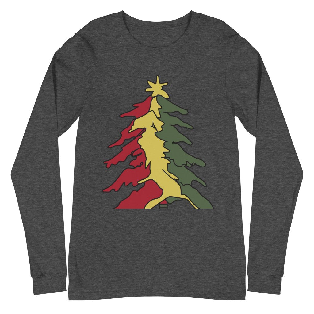 irie-christmas-unisex-long-sleeve-tshirt-dark-grey-heather