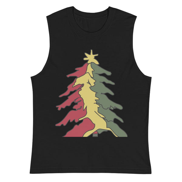 life-is-irie-christmas-tree-unisex-muscle-shirt-black